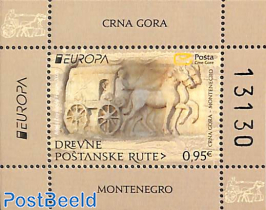 Europa, old postal roads s/s