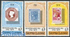 Sir Rowland Hill 3v