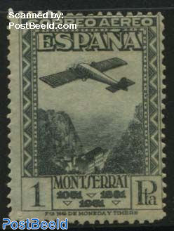 1Pta, Perf. 11.25, Stamp out of set