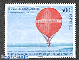 150 years Balloonpost 1v