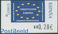 Automat stamp European constitution 1v