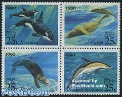 Sea mammals 4v [+], joint issue with USA