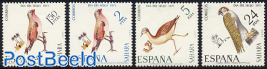 Stamp Day, birds 4v