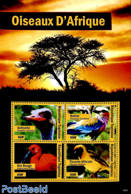 African birds 4v m/s