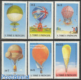 Aviation history, balloons 6v
