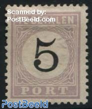 5c Postage due, type III, Stamp out of set