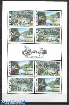 Banskostiavnicke Tajchy minisheet
