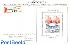 Registered letter with exposition s/s