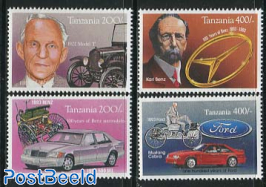 Benz & Ford motorcars 4v