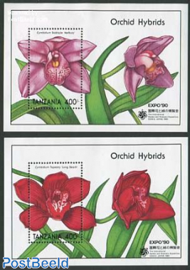 Expo 90, orchids 2 s/s