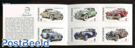 Classic automobiles 6v s-a in booklet