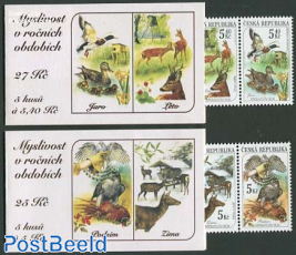 Hunted animals 2 booklets