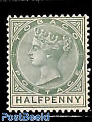 Tobago, 1/2d,  Stamp out of set