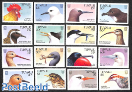 Definitives, birds 16v