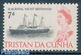 7p, Britannia, Stamp out of set