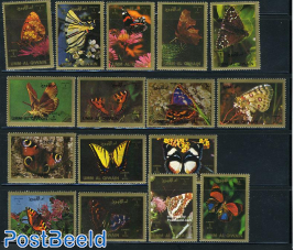Moths & butterflies 16v