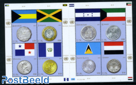 Coins & flags 8v m/s