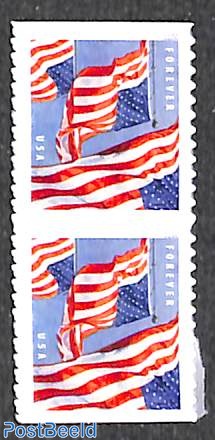Flag booklet pair s-a double-sided