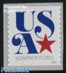 Nonprofit 1v s-a, coil stamp