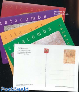 Postcard set 0.52, Christian archaeology (5 cards)