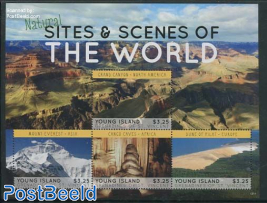 Young Island, Natural Sites & scenes of the world 4v m/s