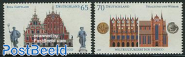 UNESCO world heritage 2v, joint issue Latvia