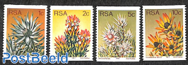 Definitives, flowers, coil stamps 4v
