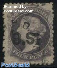 4p, O.S., Stamp out of set