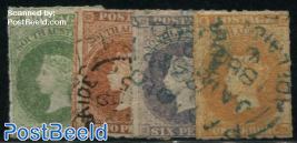 Definitives, Queen Victoria 4v