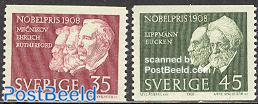 Nobel prize winners 1908 2v