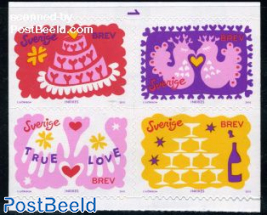 Greeting stamps 4v s-a