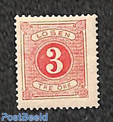 3o, Postage due, Perf. 13, Stamp out of set
