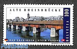 Rhine bridge Saeckingen-Stein/Aargau 1v