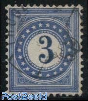 3c, Postage due, Stamp out of set