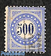 500c postage due, Stamp out of set