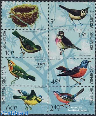 Birds 7v+tab sheetlet