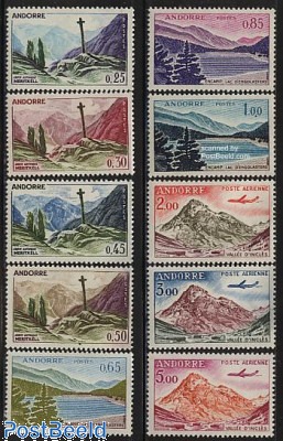 Andorra Spanische Post Briefmarken 200-201 Komplett Postfrisch MNH 1988 Europa - Pferde & Zebras Motiv