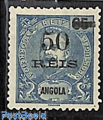 50 Reis on 65R Overprint 1v