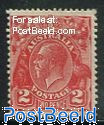 2p Red, Stamp out of set