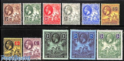 PROPHILA Sammlermarke Barbados 1947 – Komplette Ausgabe Postfrisch MNH – Seltene Freimarke Für Briefmarken-Liebhaber