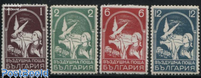 Airmail definitives 4v