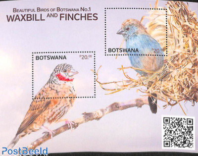 Waxbill and Finches s/s