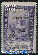 CORREOS overprint 1v