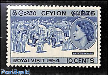 Royal Visit to Ceylon, 1954