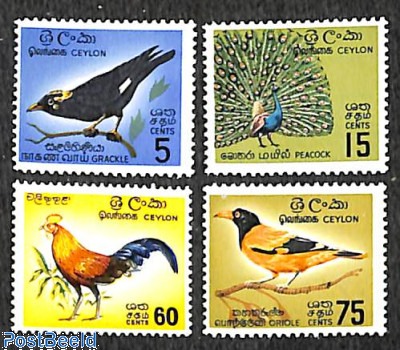 Stamps from Sri Lanka (Ceylon) with the theme Birds ...