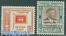 Sri Lanka 1949 Independence Commemoration Set