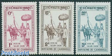 Cambodia 1960 Sacred Furrow Festival Set