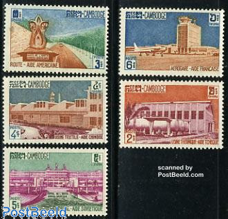 Cambodia 1962 Development Aid Set