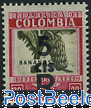 Overprint R 1v