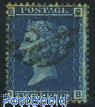 2p Blue, Queen Victoria